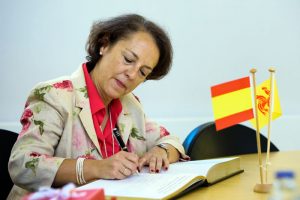 Visite de S.E. Mme l'Ambassadeur d'Espagne