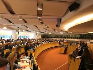 24 avril 2018 : Intervention du Président Antoine au Comité des régions sur le renforcement de la dimension démocratique de la politique commerciale européenne