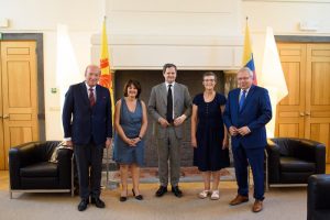 Réunion de travail avec S.E. M. l’Ambassadeur de Colombie