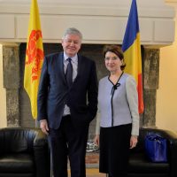Visite de S.E. Mme l’Ambassadeur de Roumanie