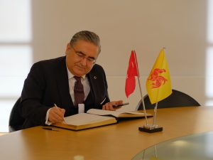 Visite de S.E. M. l’Ambassadeur de Turquie