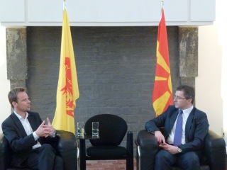Visite de Ambassadeur de l’Ancienne république yougoslave de Macédoine auprès du Royaume de Belgique